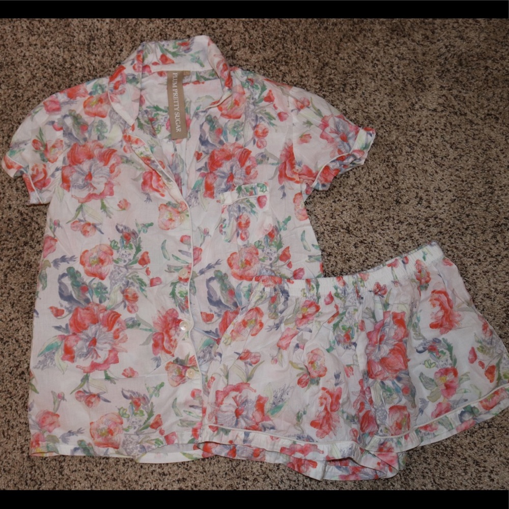 Pretty Plum Sugar Shortie Set